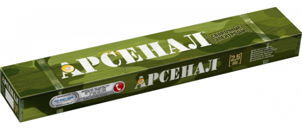 Электроды сварочные Арсенал МР-3, ф 3 мм (уп-2,5 кг) купить с доставкой в Успенском