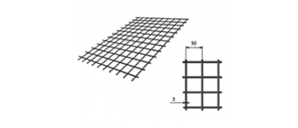 Сетка сварная (дорожная) 50х50х3мм 1х2м купить с доставкой в Успенском